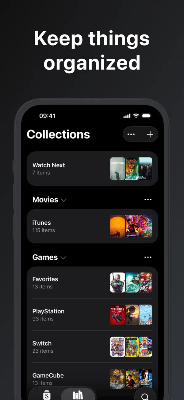 Sequel • Media Tracker iPhone App Screenshot 8 – Unterhaltung