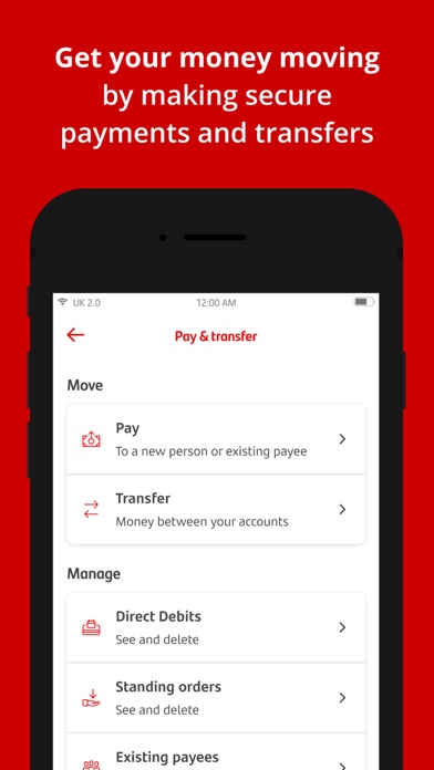 Santander Mobile Banking Screenshot