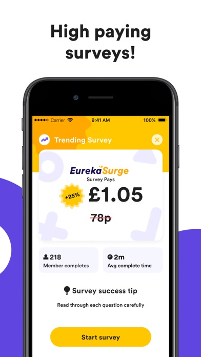 Eureka: Earn money for surveys
