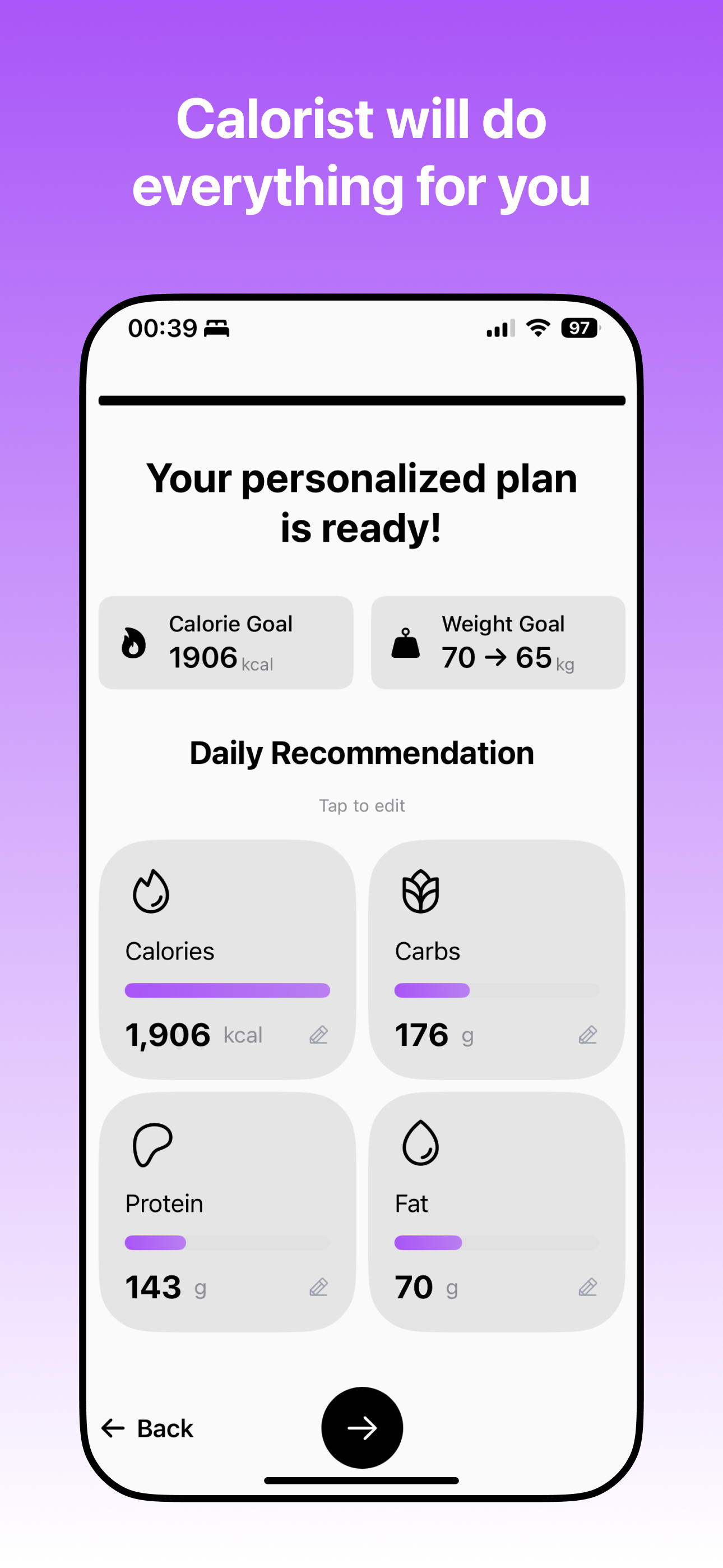 Calorist screenshot 4