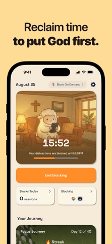 Faith Mode - Christian Habits iPhone screenshot 1