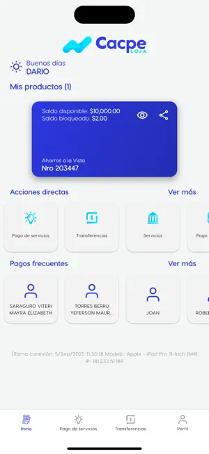 Cacpe Loja en Línea screenshot 2