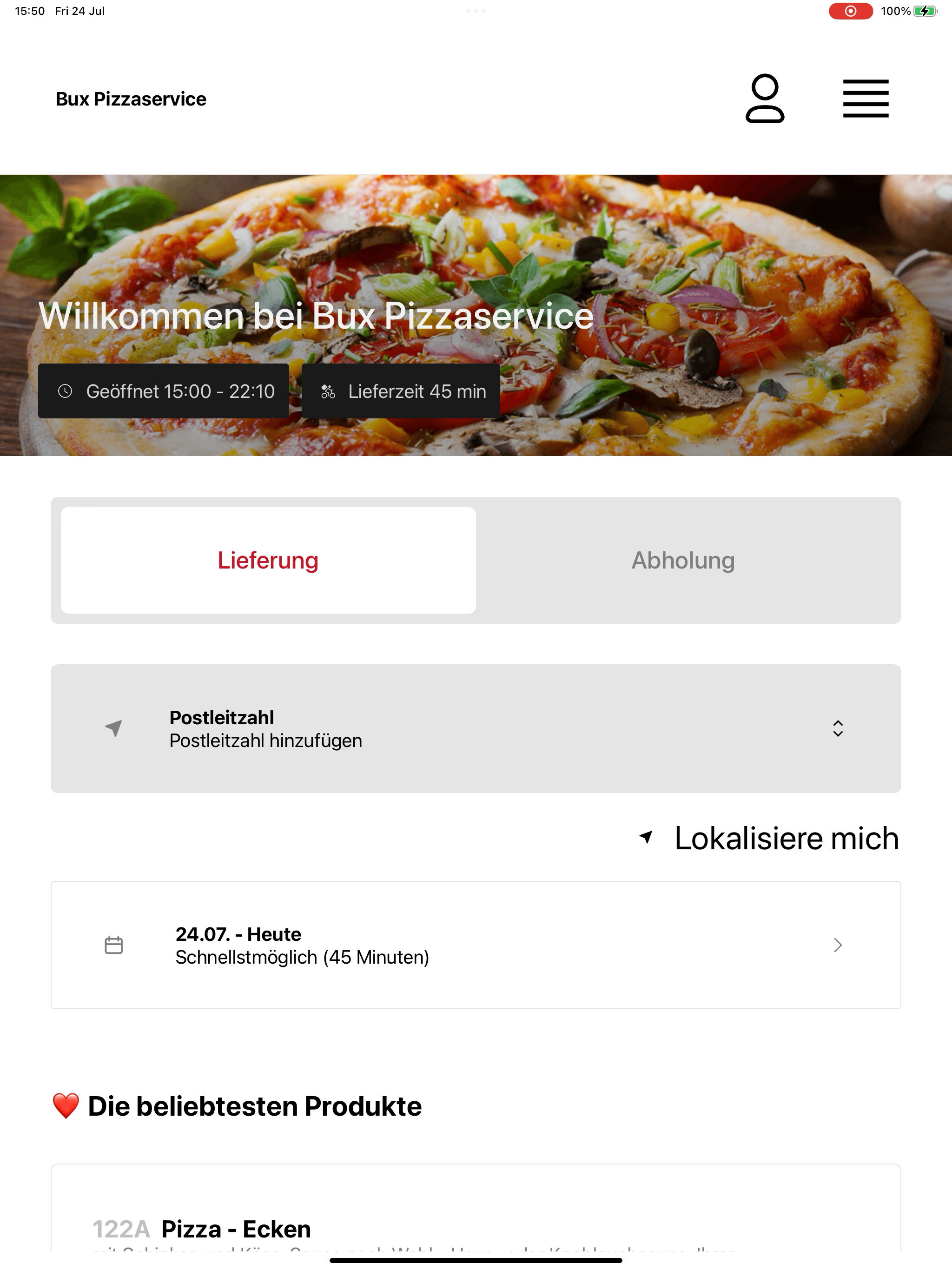 Bux Pizzaservice screenshot 14