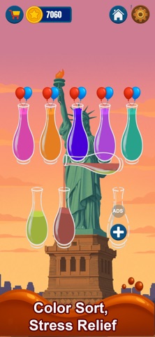 Water Color Sort: Liquid Logic iPhone screenshot