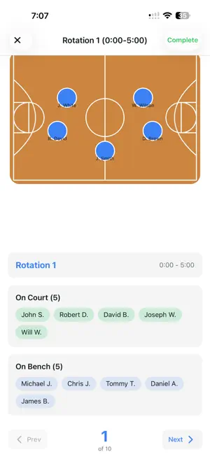 Fair Play Lineups screenshot 1
