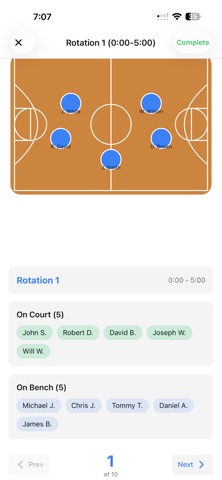 Fair Play Lineups Screenshot 1 of 9