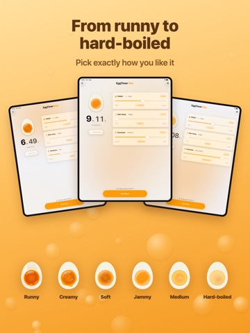 EggTimer Max: Egg Calculator iPad screenshot