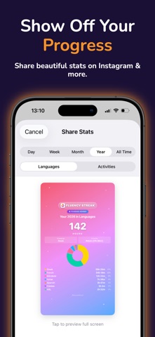 Fluency Streak: Language Habit screenshot