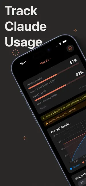 Usage for Claude screenshot 1