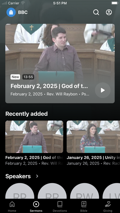 Benson Baptist Church Screenshot
