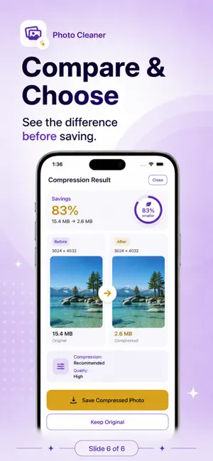 SwipeShrink: Photo Cleaner screenshot 2