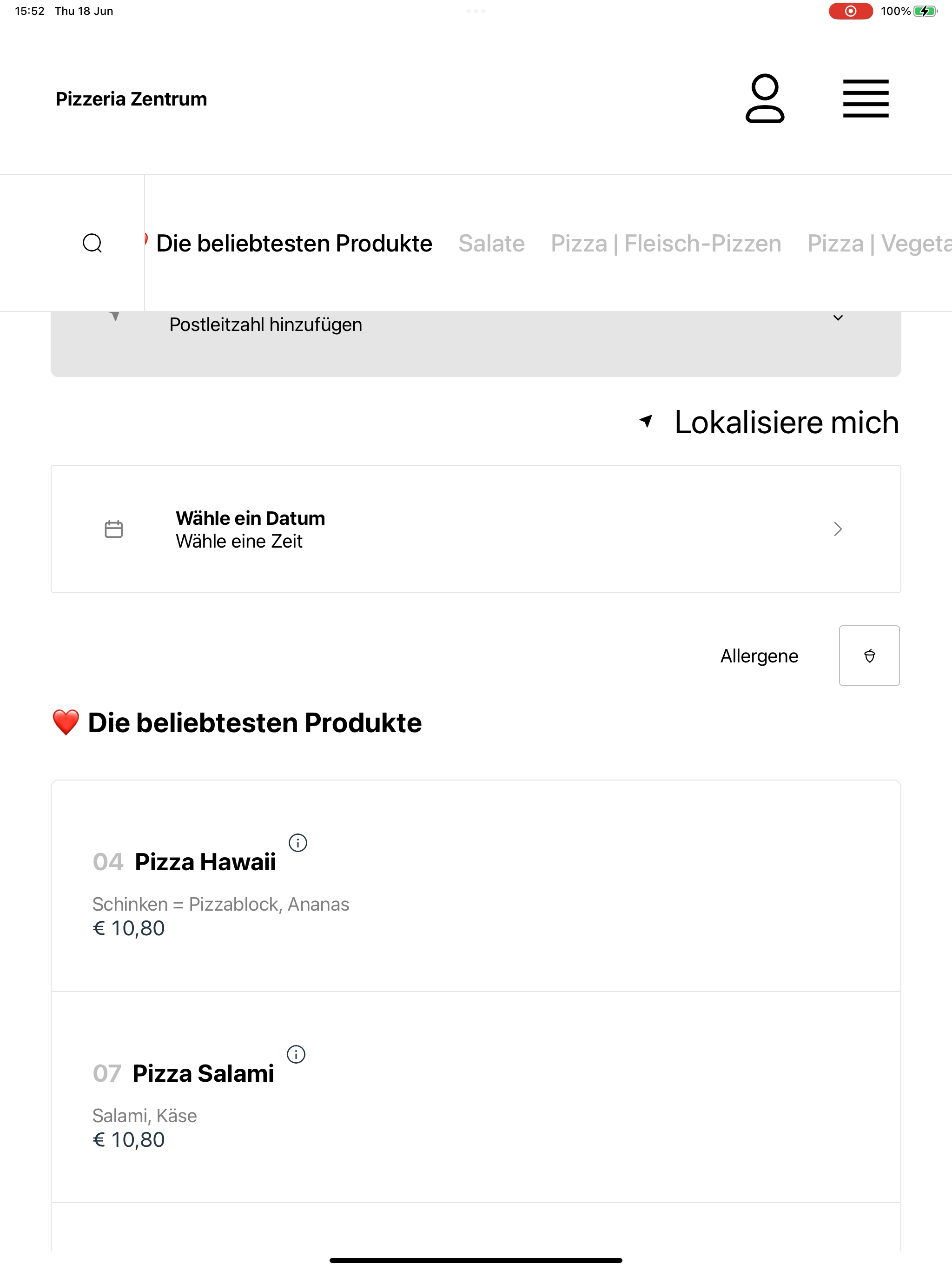 Pizzeria Zentrum Kindberg screenshot 14