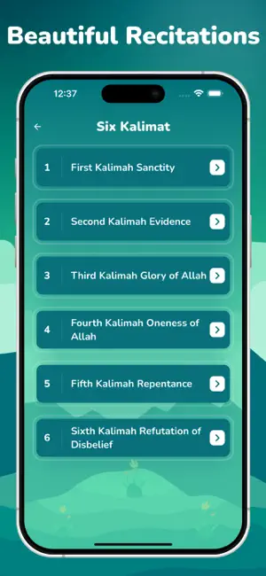 Kalma and Dua - اسلامی سیکھیں screenshot 4