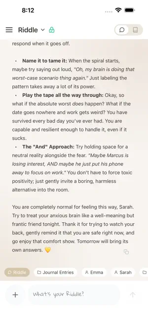 Riddle: AI Advice & Journal screenshot 3