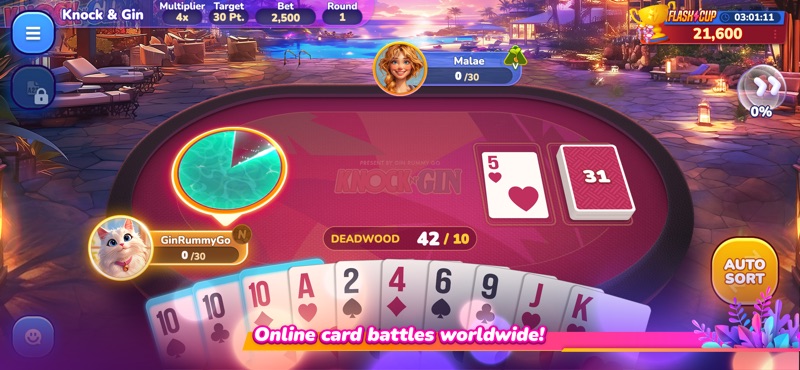 Gin Rummy Go: Card Game Online screenshot 2