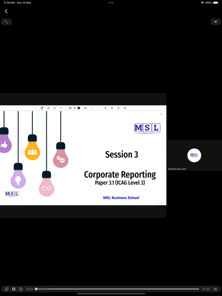 #5. MSL Business School (iOS) 由: Michael Siaw Larbi