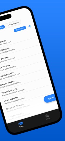 Mass Email - Bulk Email Sender iPhone screenshot