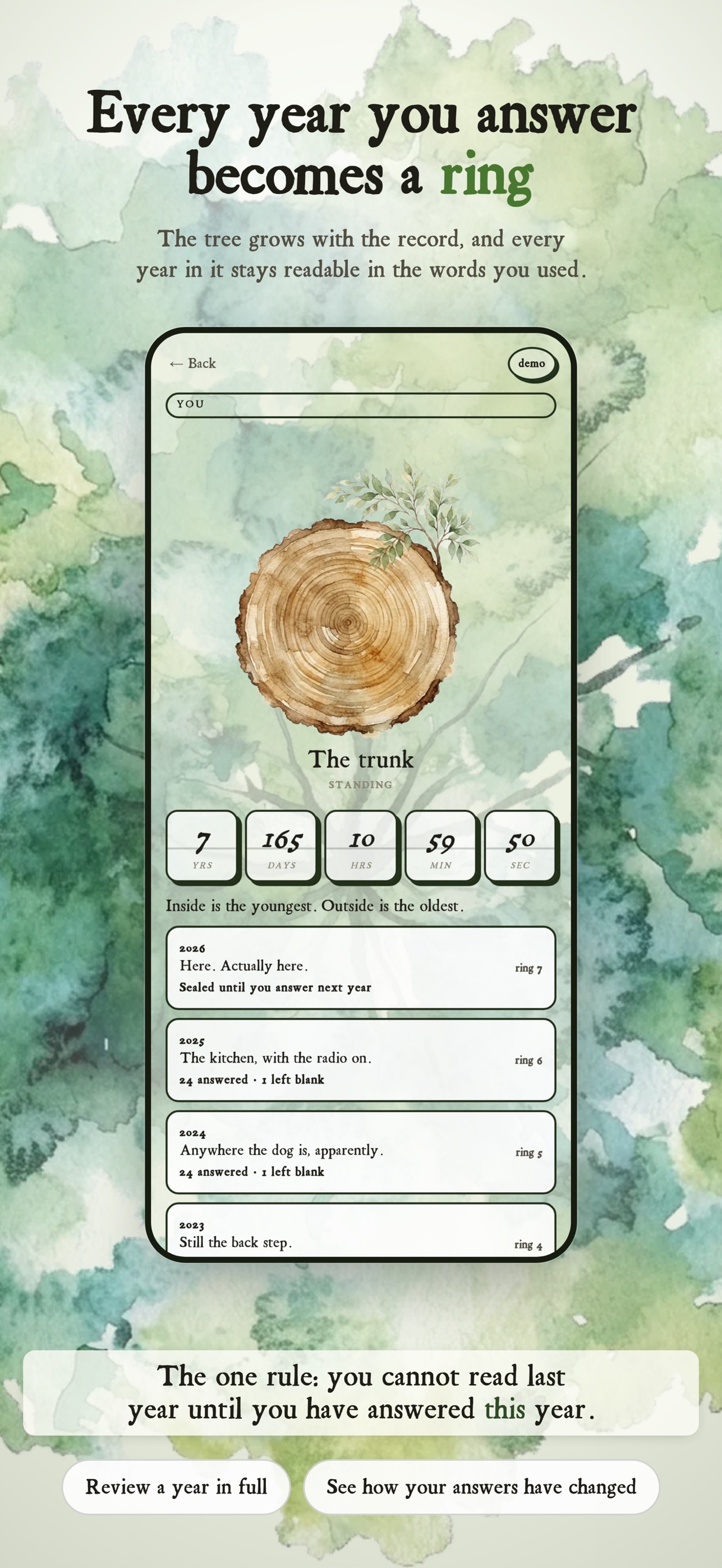 Screenshot 4 of Understory: Yearly Journal