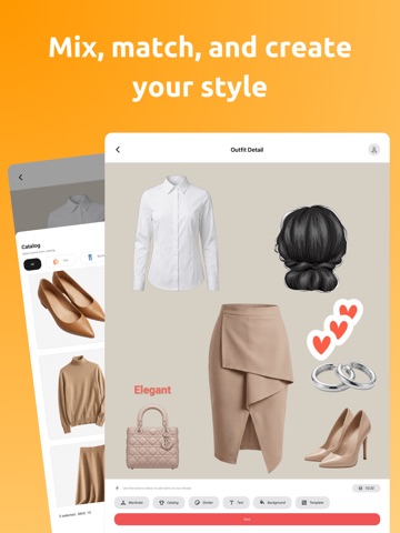 StyleMate: Closet&Outfit Maker iPad screenshot
