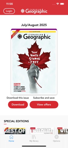Canadian Geographic screenshot