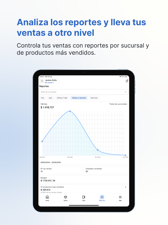 Bsale App iPad screenshot 2 - Finance app