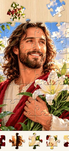 Bible Jigsaw Puzzle: Calm Game iPhone screenshot