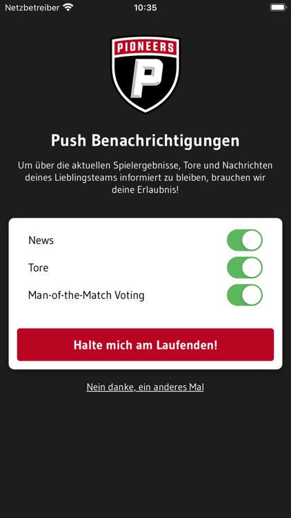 Pioneers Vorarlberg App