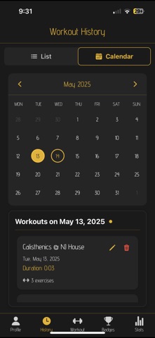 ZEUS Gym Logger Screenshot 6 of 7