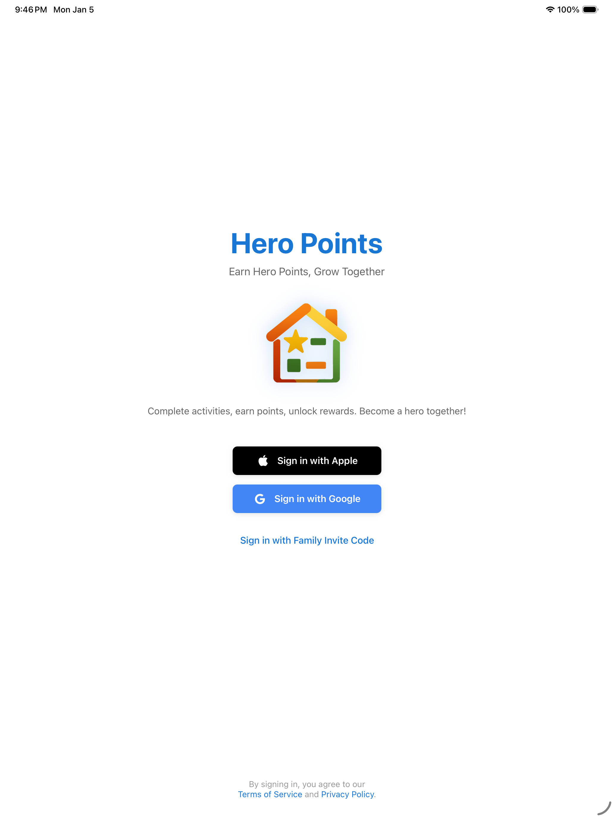 Family Hero Points