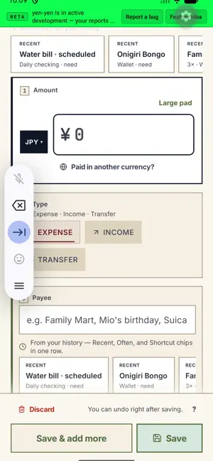 yen-yen: Kakeibo Budget App screenshot 3
