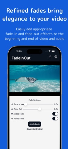 FadeInOut: Video Fade Editor screenshot