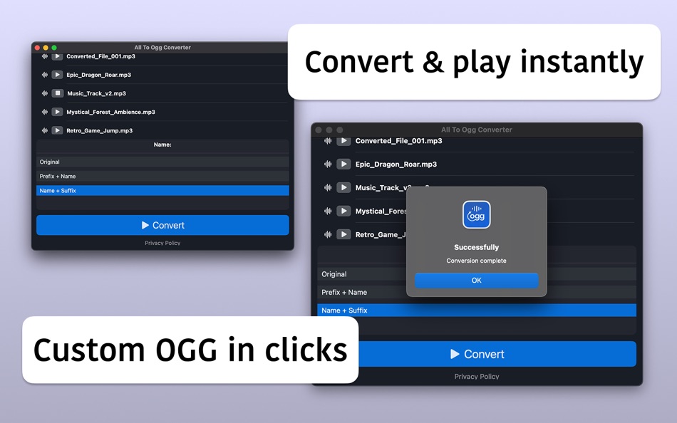 #2. All To Ogg Converter (macOS) 由: Stanislav Duplinskiy
