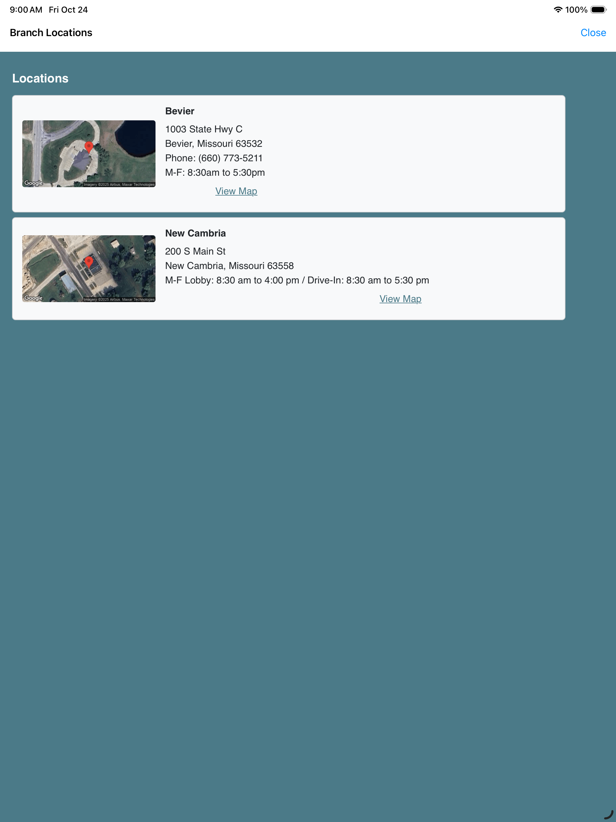 Bank of New Cambria screenshot 10