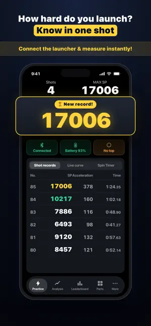 BeyGear: Spin Speed Meter screenshot 1