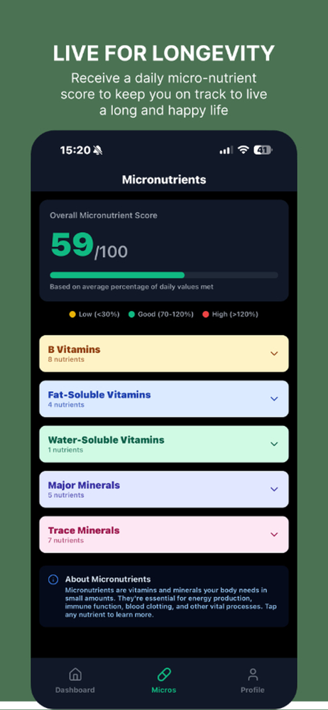 Nutrient Nudge screenshot 2