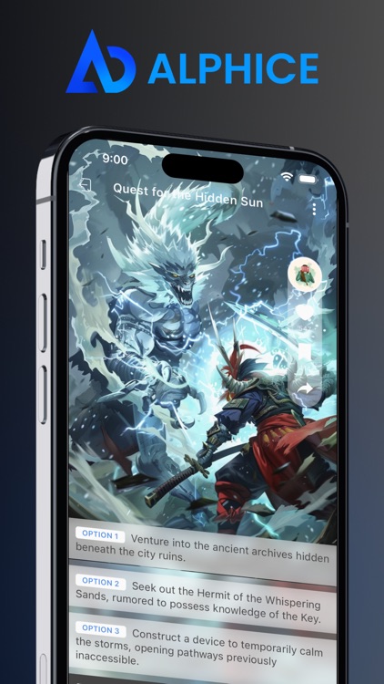 Alphice: AI Simulated Fantasy