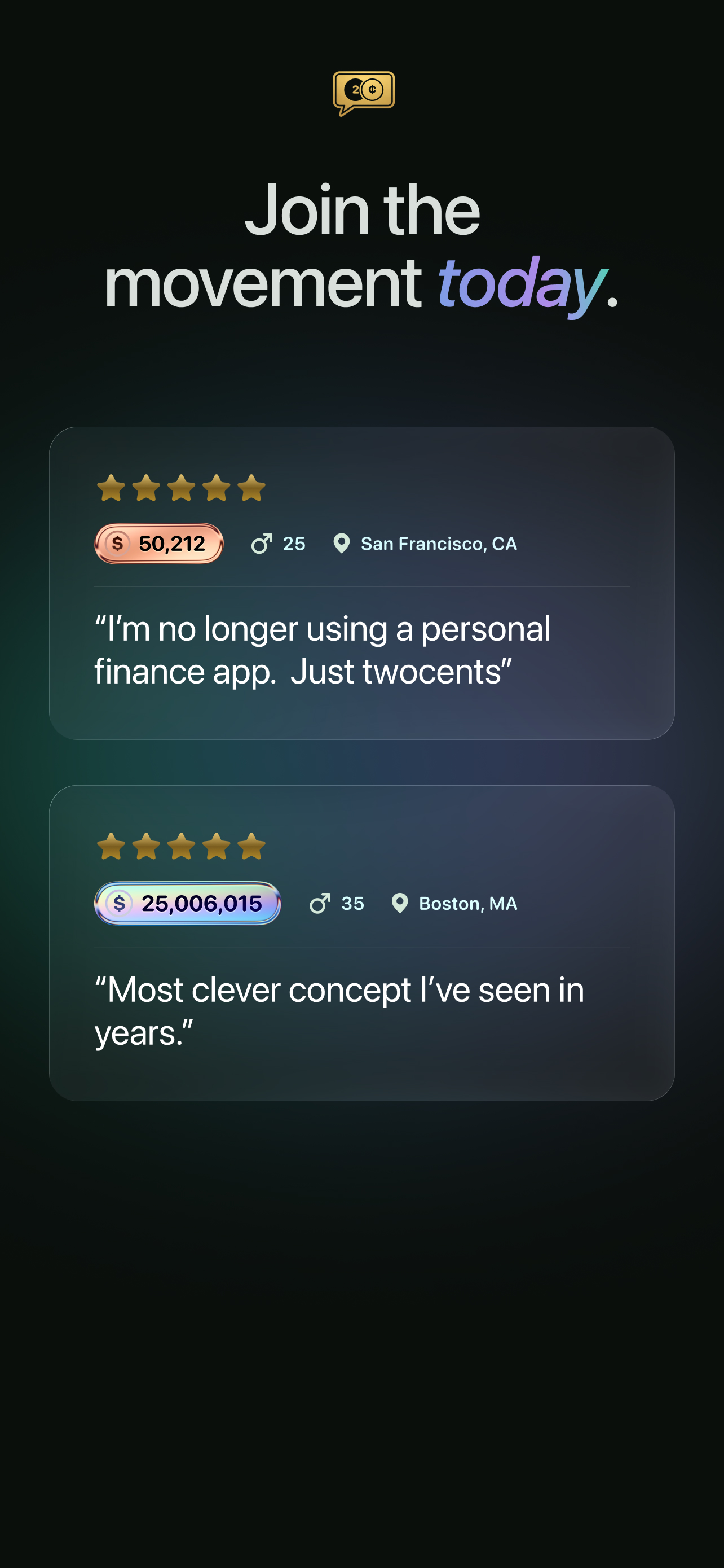 twocents: Social Budgeting