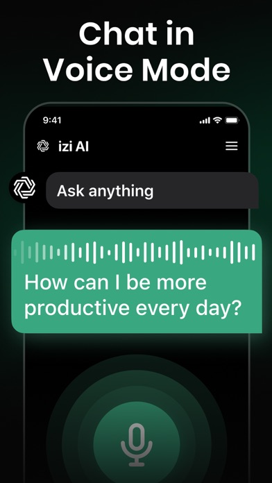 Izi AI - Chat Bot Assistant Screenshot