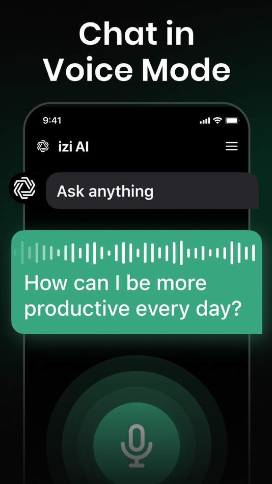 #9. Izi AI - Chat Bot Assistant (iOS) 由: ASAP Visuals, Inc.