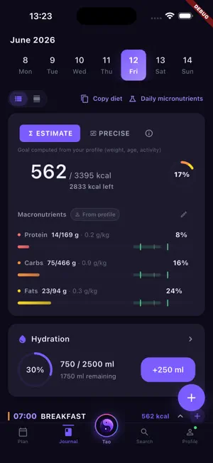Smart Diet Pro screenshot 1