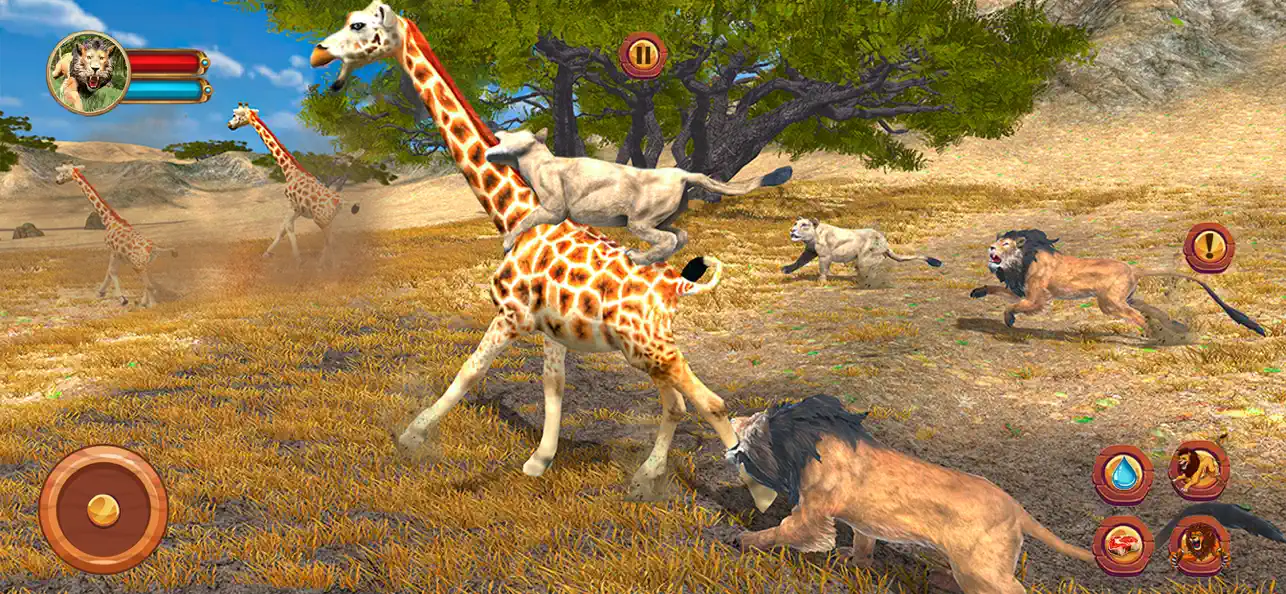Screenshot #1 pour Lion Simulateur Safari Animal