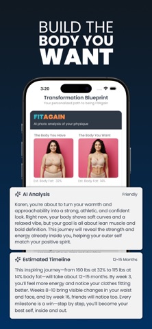 FitAgain: AI Personal Trainer iPhone screenshot