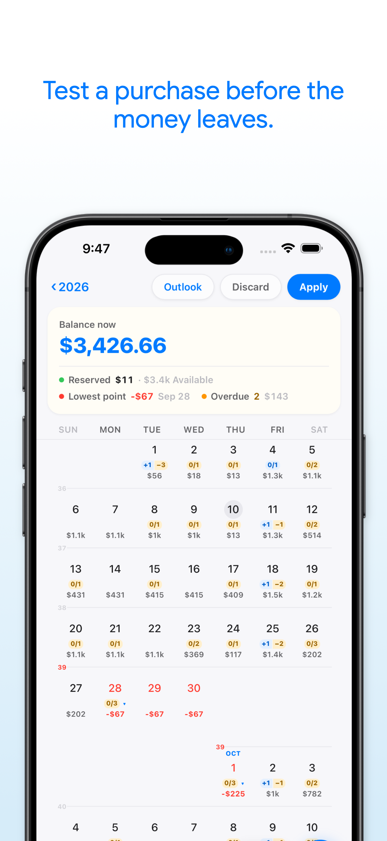 JayCK Flow: Money Calendar screenshot 3
