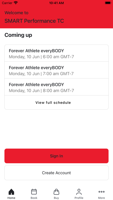 SMART PERFORMANCE Screenshot