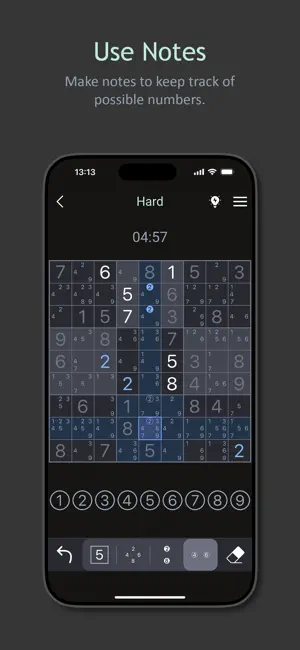 Dark Sudoku - Classic Puzzle screenshot 2
