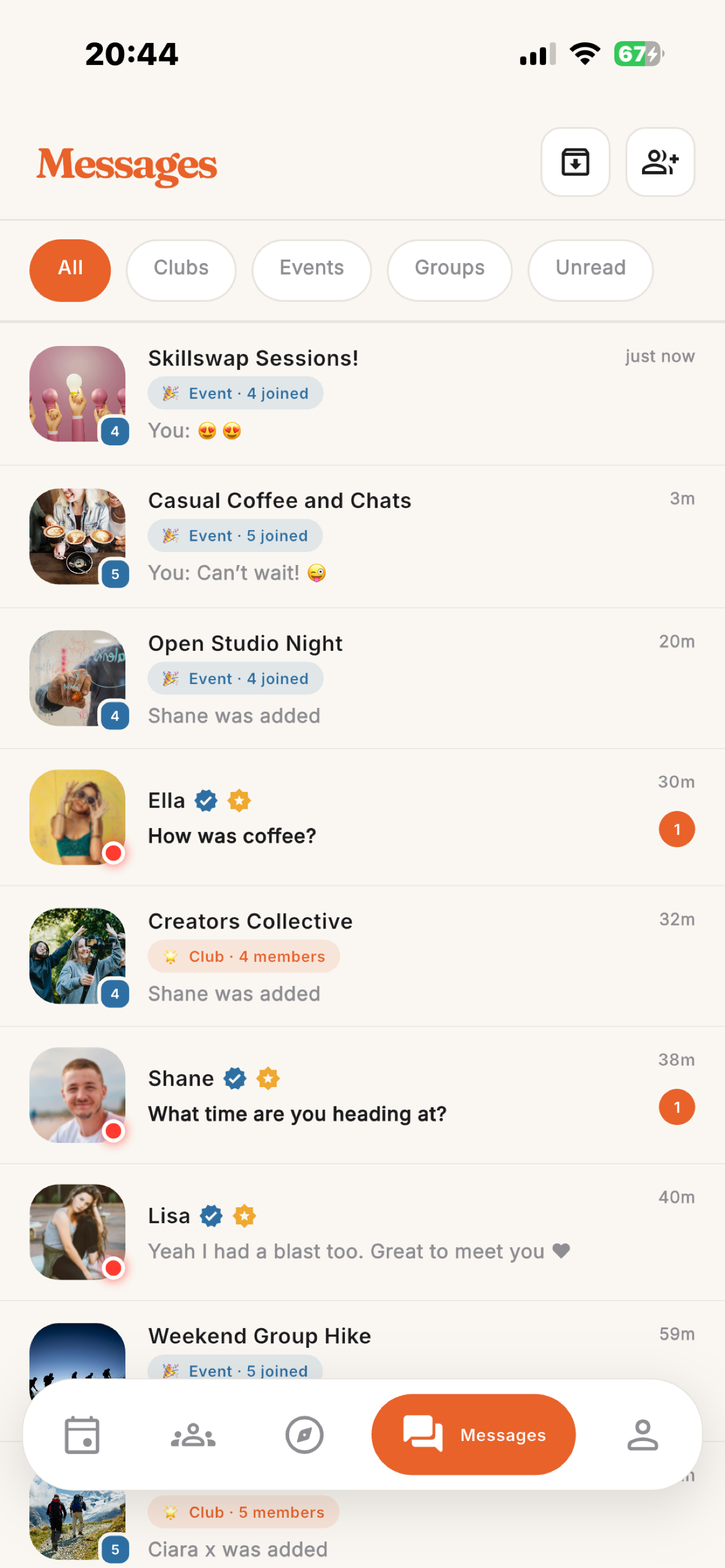 Mingle: Meetup IRL & Socialize screenshot 3