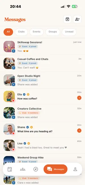 Mingle: Meetup IRL & Socialize screenshot 3