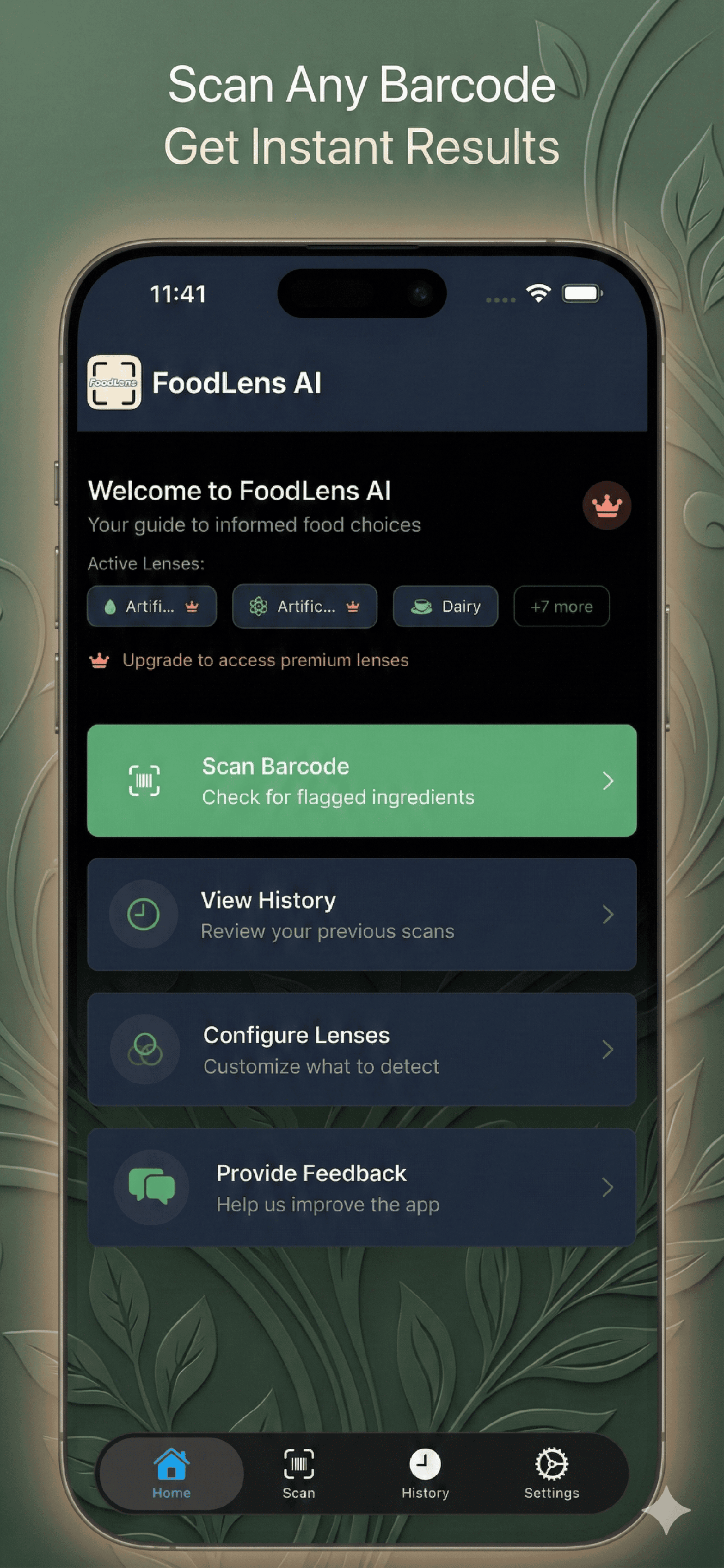 FoodLens AI