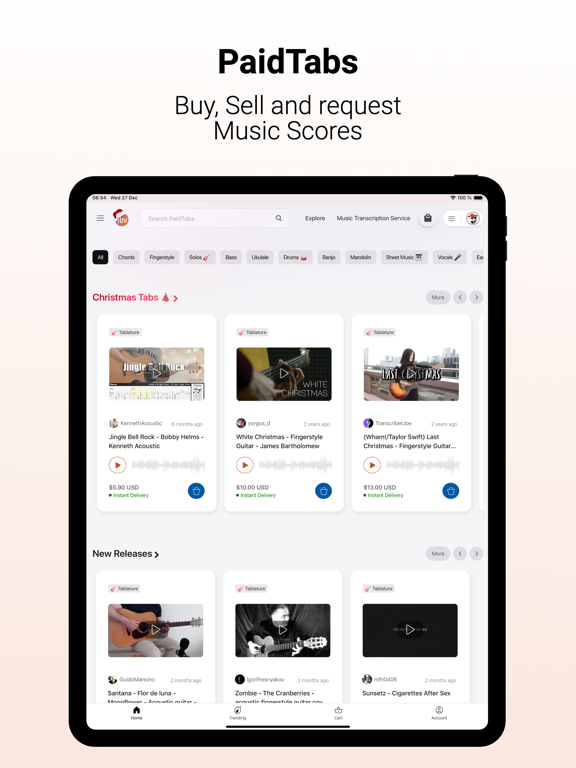 PaidTabs: Tuner, Chords, Tabs
