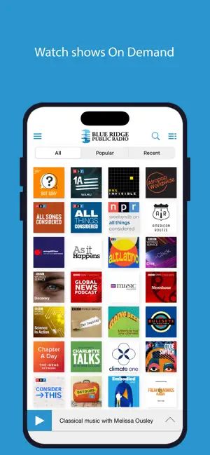 Blue Ridge Public Radio App screenshot 4